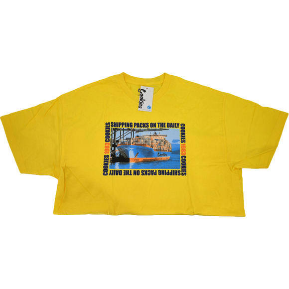 NWT Berner Cookies Clothing SF Yellow Ship It T-Shirt 2X - Picture 1 of 8